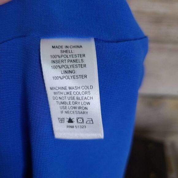 1.State Blue‎ Racerback Asymmetrical Hem Tank - Picture 5 of 5